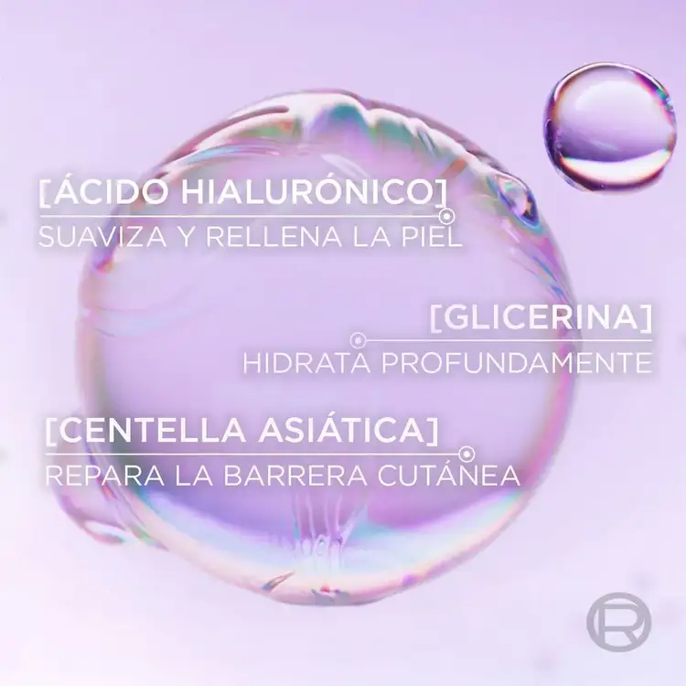 Revitalift Laser - Mascarilla facial glass skin, con acido hialurónico