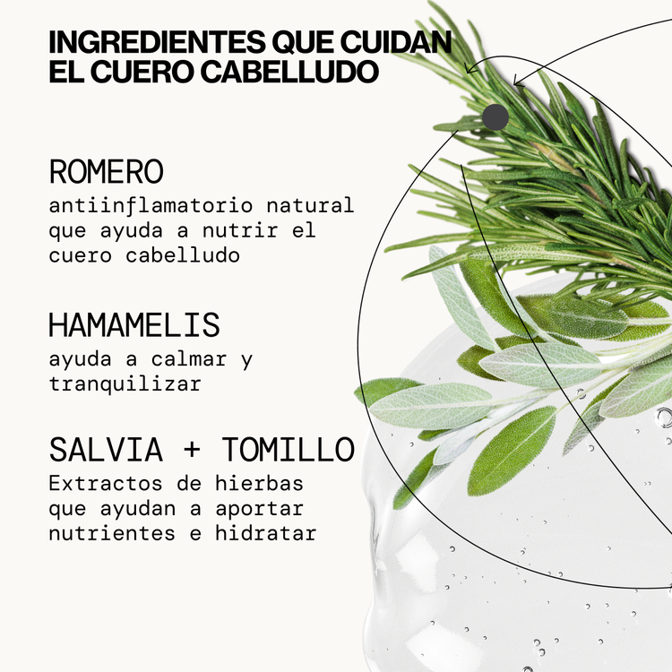 Scalp Love Rosemary Mint - Suero para cabello, suaviza e hidrata el cuero cabelludo