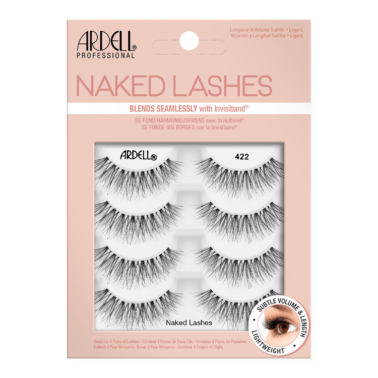 Naked False Lash #422 Multipack Pestañas postizas pestañas ligeras con efecto lifting.