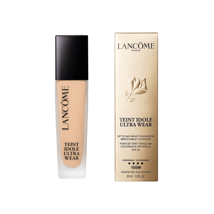 Teint Idôle Ultra Wear - Base de maquillaje, cobertura total con acabado mate natural