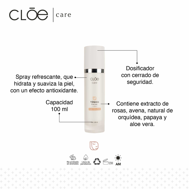 Tónico Refil tónico electrolitos para todo tipo de piel