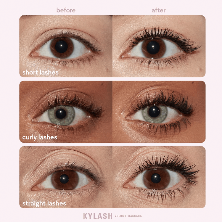 Kylie Kylash Mascara para pestañas volumen al instante