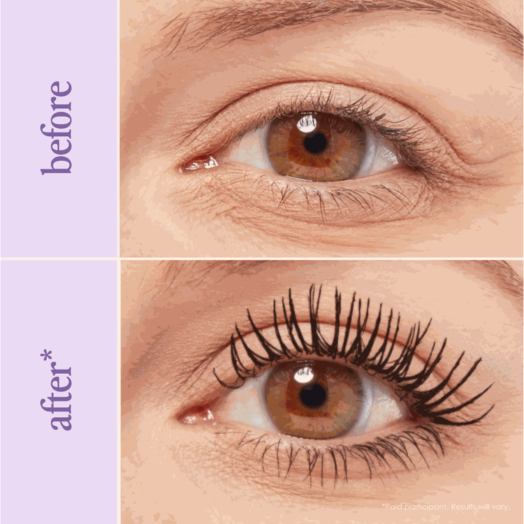 GrandeWRAP Tubing Mascara - Máscara de pestañas tubular, con ProVitamina B5