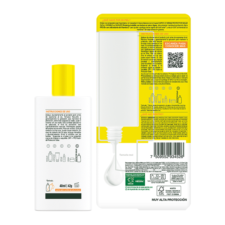 Garnier Skin Protector solar protege de los rayos UVB