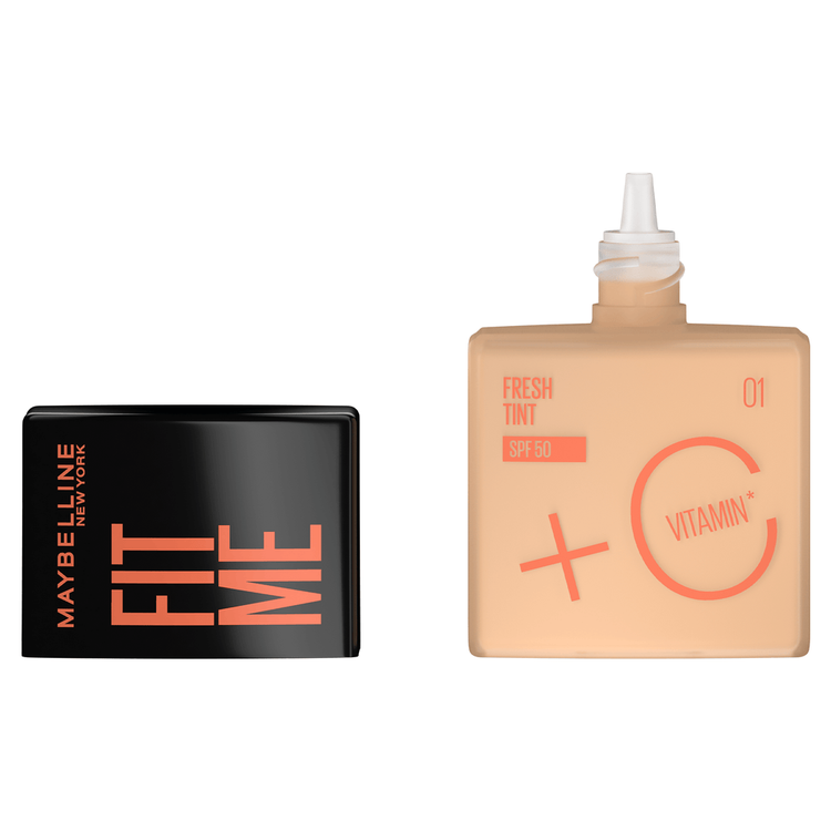 Fit Me Fresh Tint - Base de maquillaje líquida, acabado mate natural