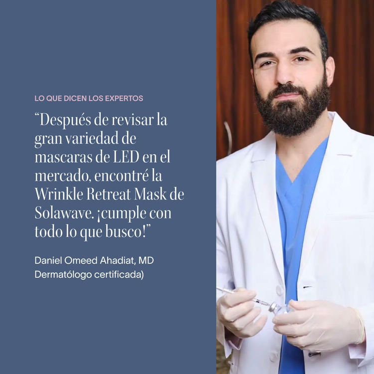 Wrinkle Retreat - Mascarilla Facial de Fototerapia LED, antienvejecimiento - Therapy Mask