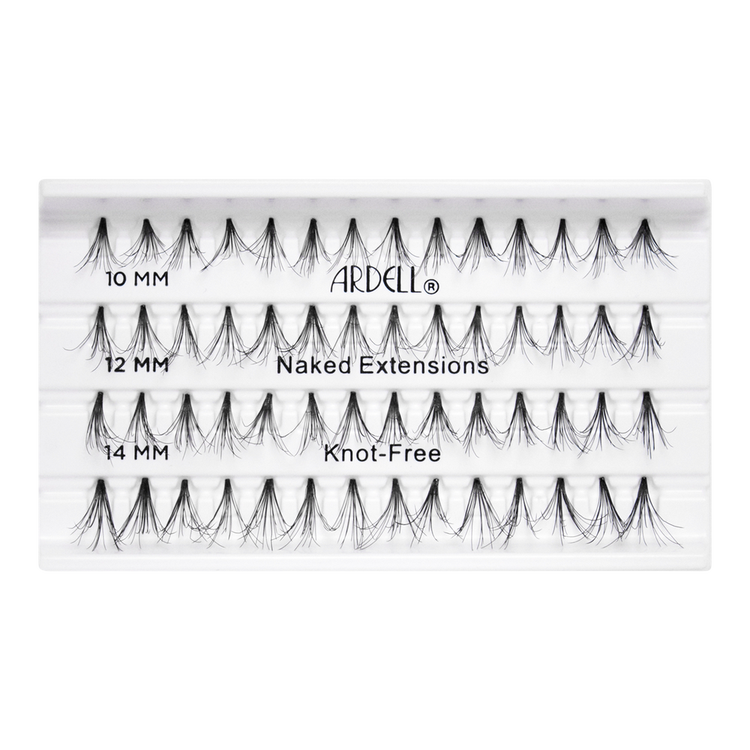 Naked Extensions Pestañas postizas pre-pegadas extensiones individuales ligeras y naturales.