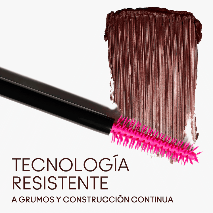 M·A·Cstack Chesnut Mascara Máscara de pestañas volumen, longitud y definición adaptable