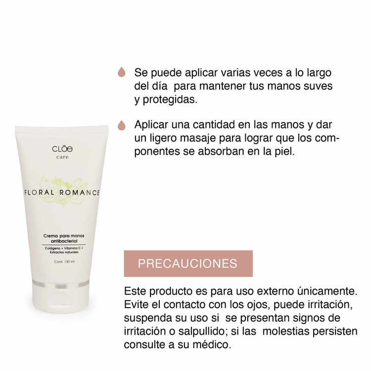 Crema para manos, para todo tipo de piel