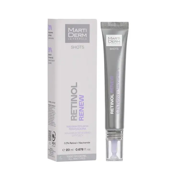 Shot Retinol Renew Cremigel reduce arrugas y líneas de expresión