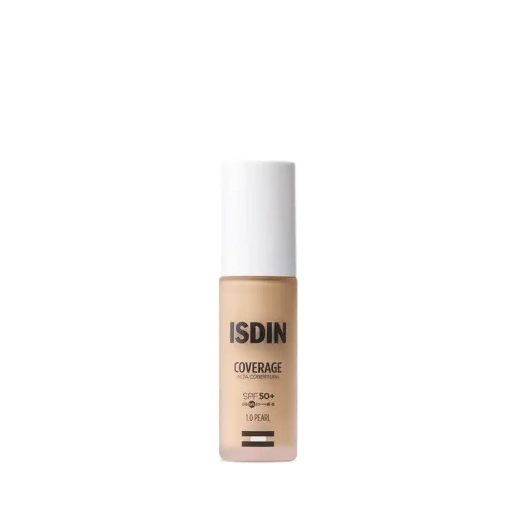 ISDIN COVERAGE - Base de maquillaje, con protección solar 50 SPF+