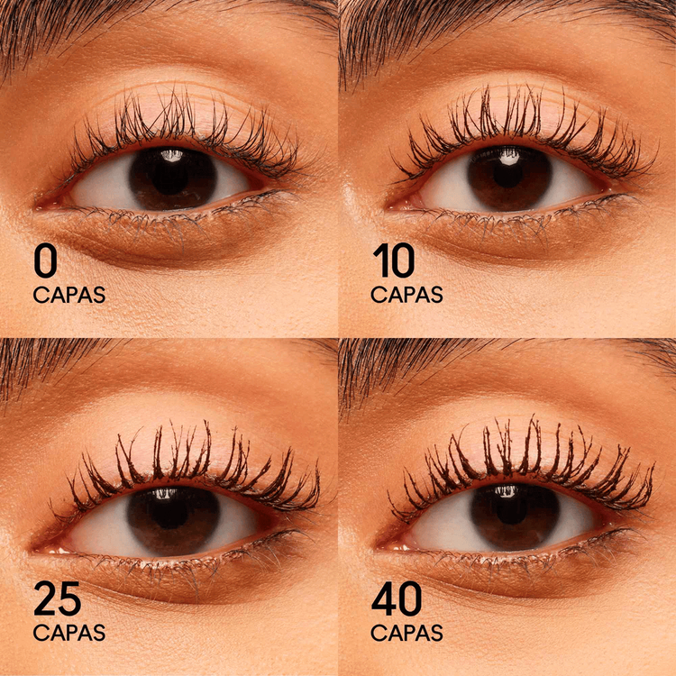 M·A·Cstack Chesnut Mascara Máscara de pestañas volumen, longitud y definición adaptable