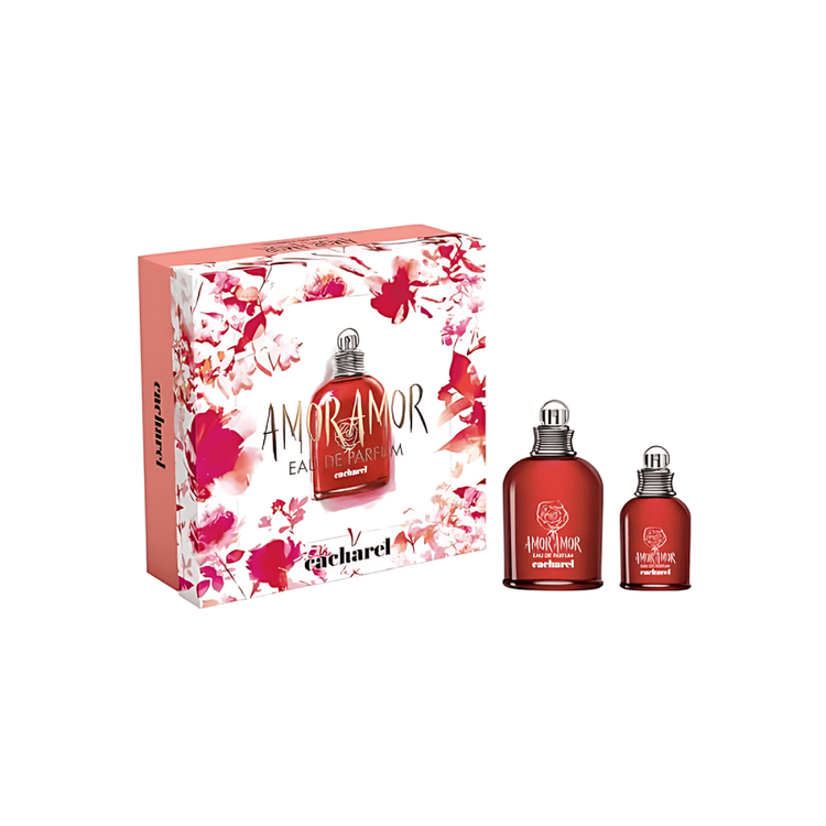 Amor - Set de regalo, Eau de Parfum 100 ml + mini 30 ml