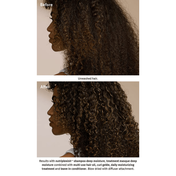 Nutriplenish Tratamiento diario hidrata y nutre el cabello seco y opaco