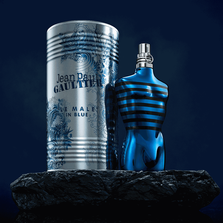 Le Male In Blue - Eau de Parfum, ola potente, aromática y especiada