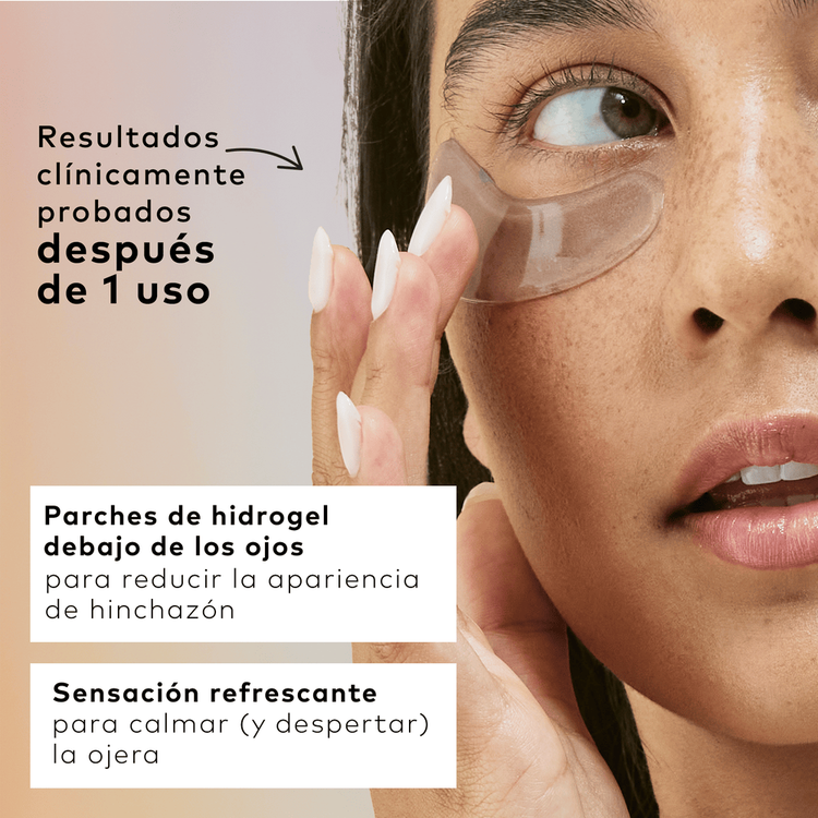 De-Puff Hydrogel - Parches de ojos, refrescantes para el contorno de ojos