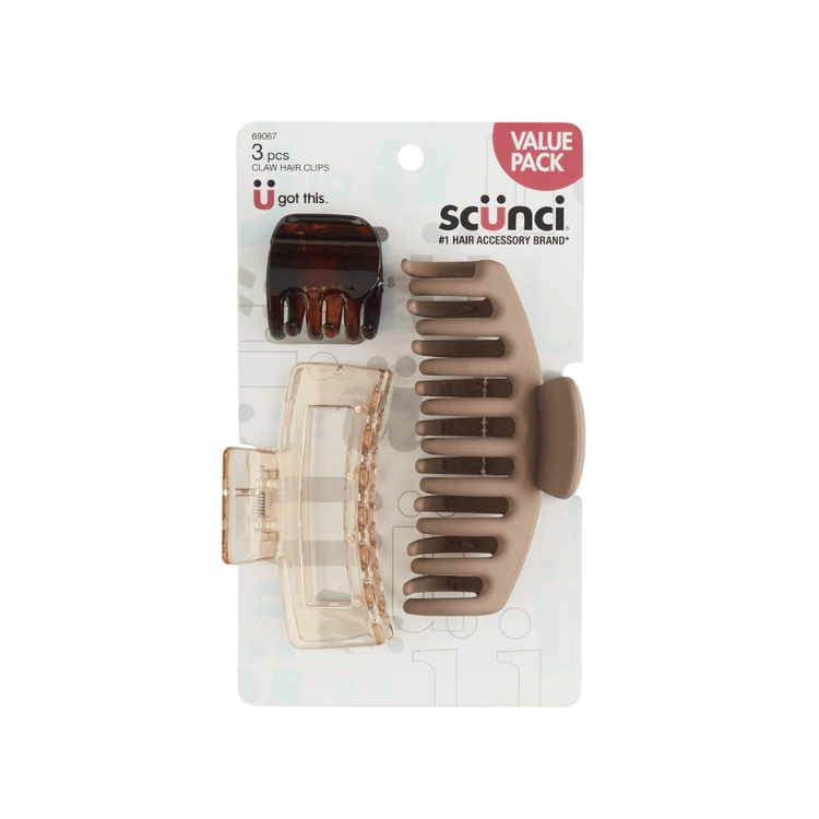 Scunci - Value pack de pinzas en diferentes tamaños