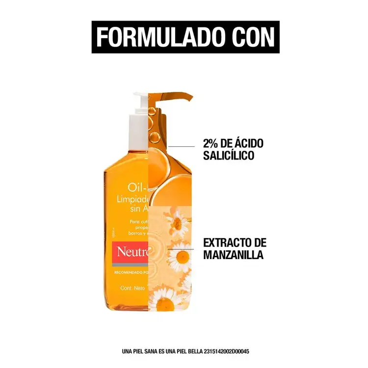 Oil Free Limpiador con Tecnología MicroClear®