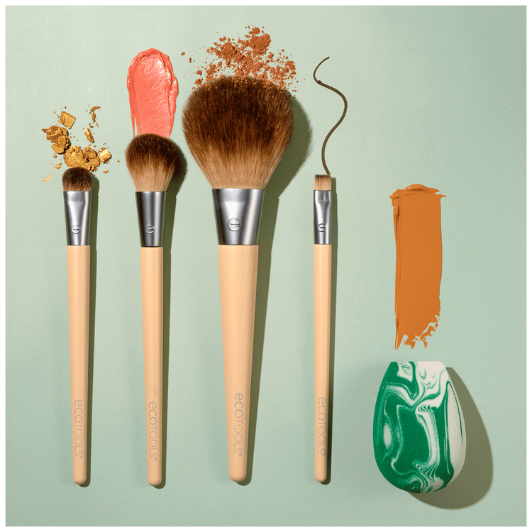 Core Five - Brochas de maquillaje, esenciales para polvos y ojos