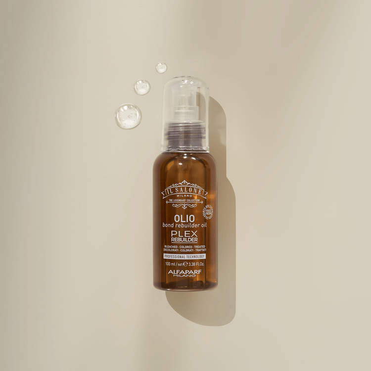 Aceite para cabello tratado