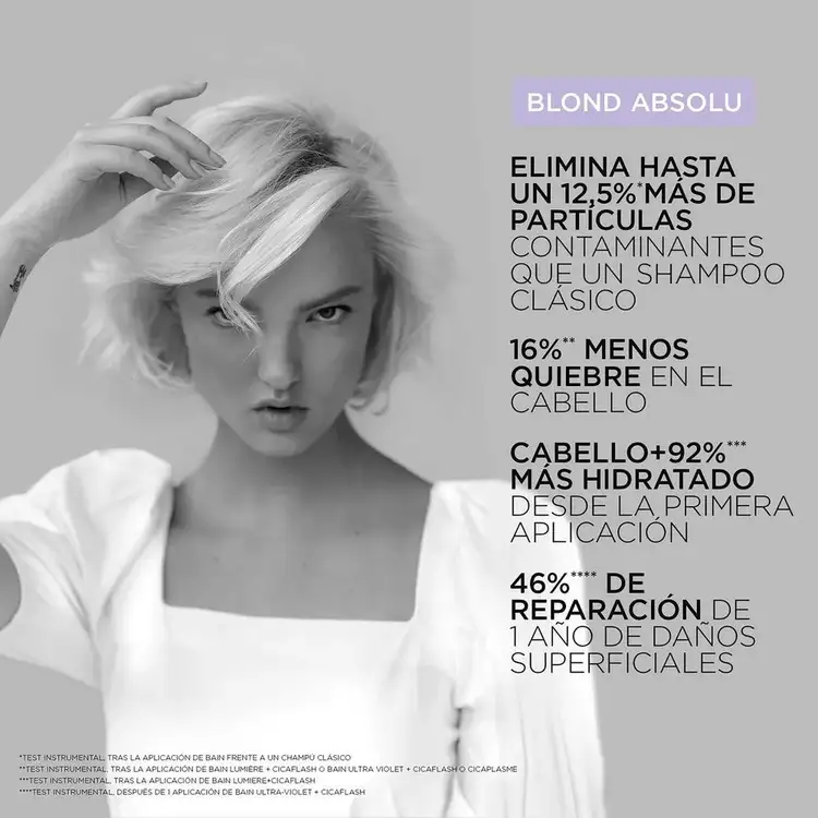 Blond Absolu - Refill de shampoo, para cabello rubio