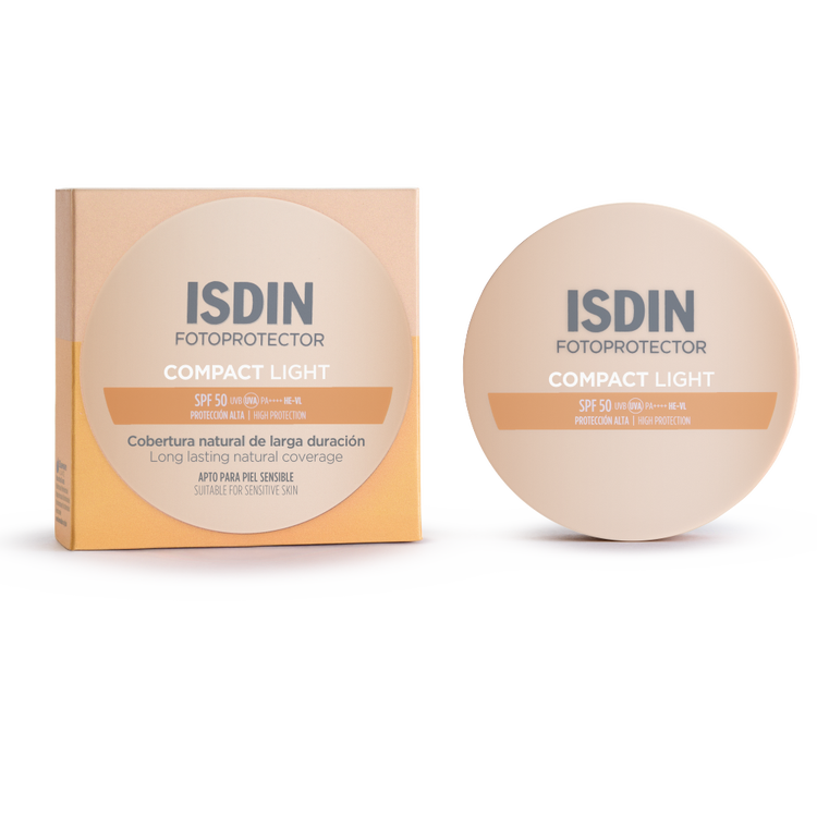 Isdin Compact Light Protector solar facial con color