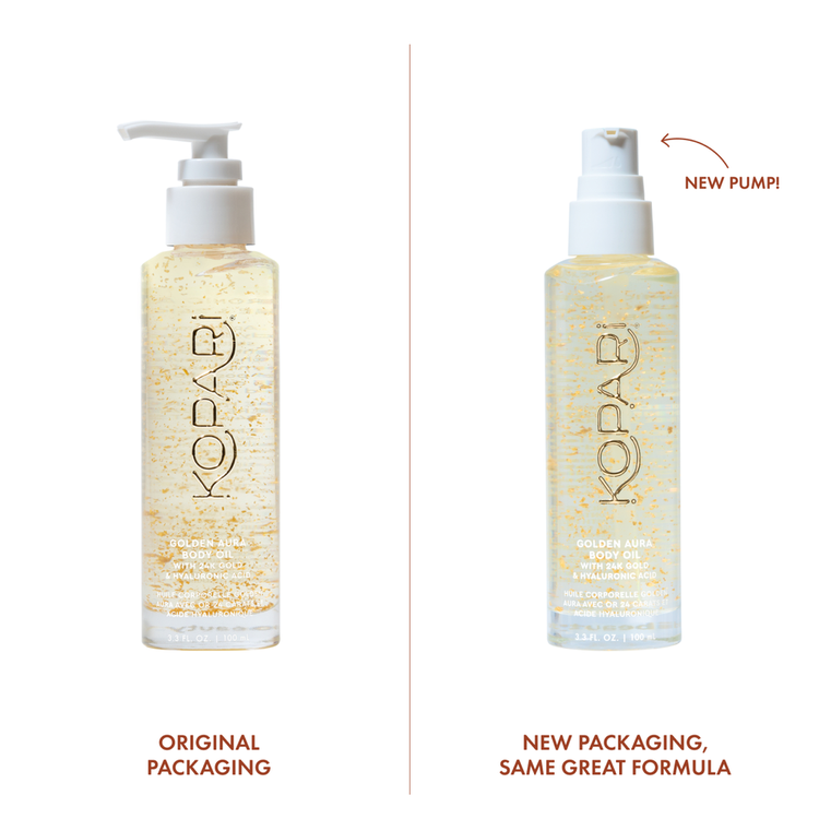 Golden Aura Aceite corporal hidratación profunda