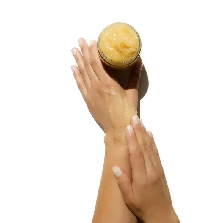 Mandarina Exfoliante corporal suave e hidratante