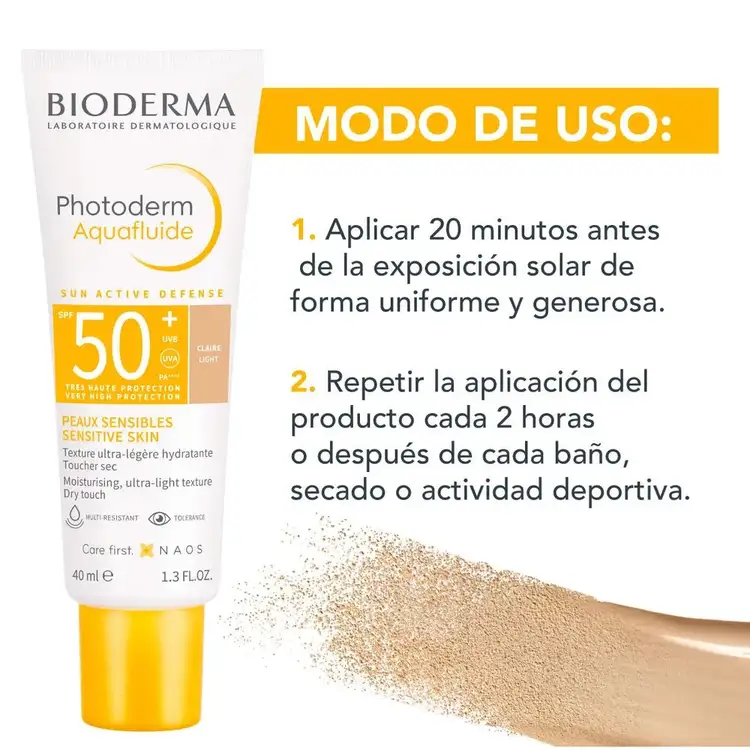 Photoderm Aquafluide - Protector solar matificante, de textura aquafluida