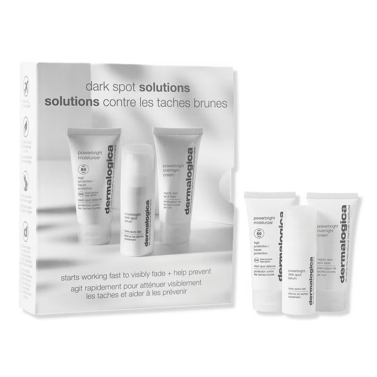 Dark Spot Solutions Skincare Kit desvanece y previene manchas oscuras