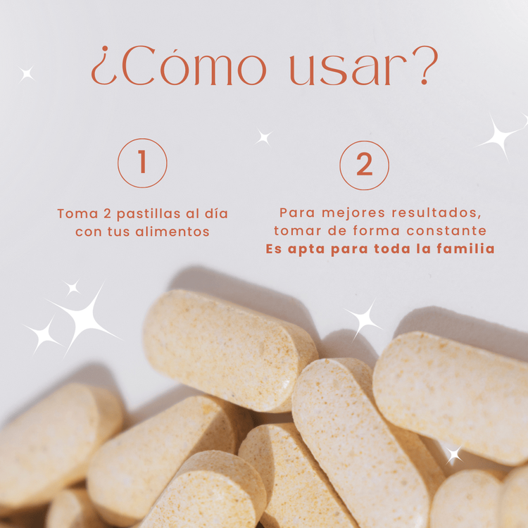 Vitaminas - Suplemento alimenticio, desintoxica, energiza y fortalece tu sistema inmune