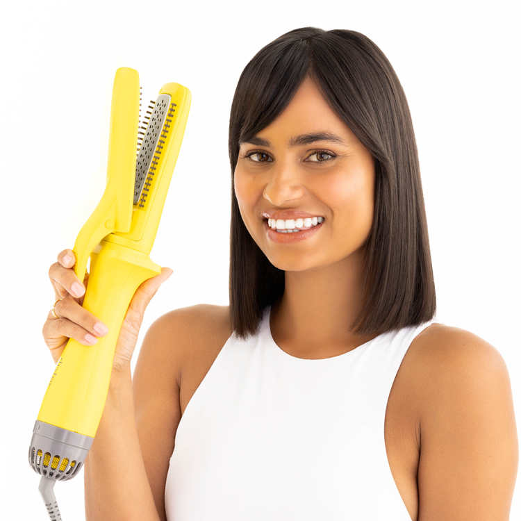 Shot - Secadora y alaciadora, para cabello húmedo a seco en un solo paso