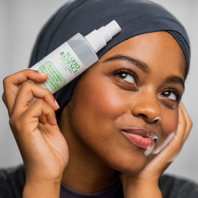 Aloe, Adaptogens and Coconut Water Spray facial con aloe hidrata la piel