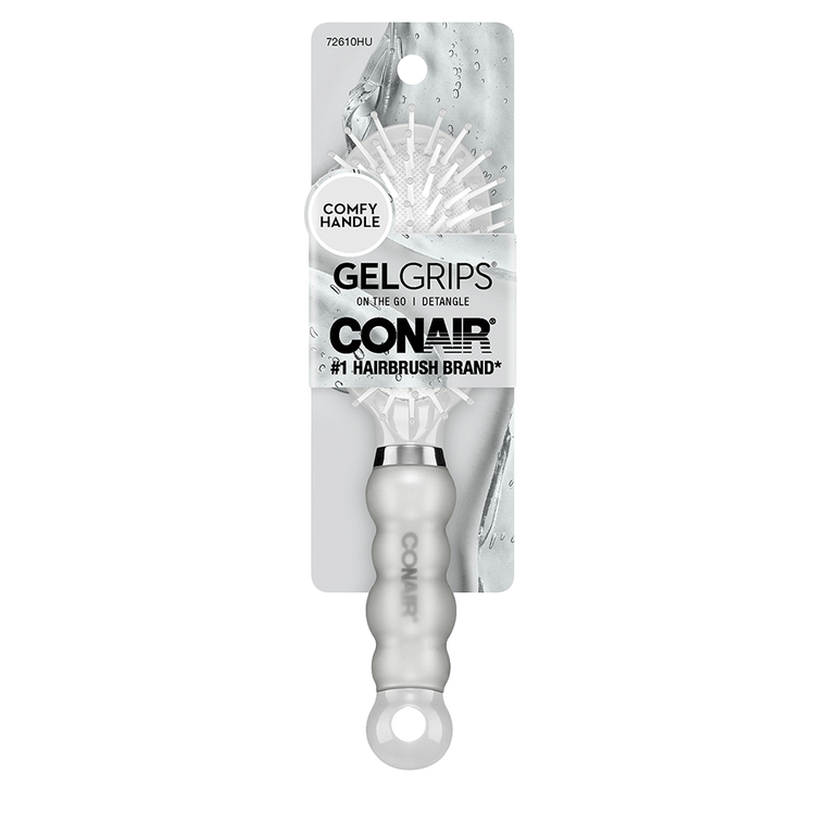 Conair - Cepillo ovalado compacto para cualquier tipo de cabello