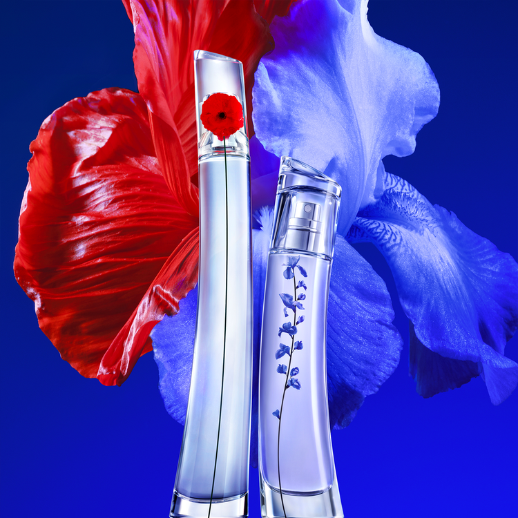 Flower Ikebana Indigo By Kenzo - Eau De Parfum, floral y ambarado que rinde homenaje al color más emblemático de Japon