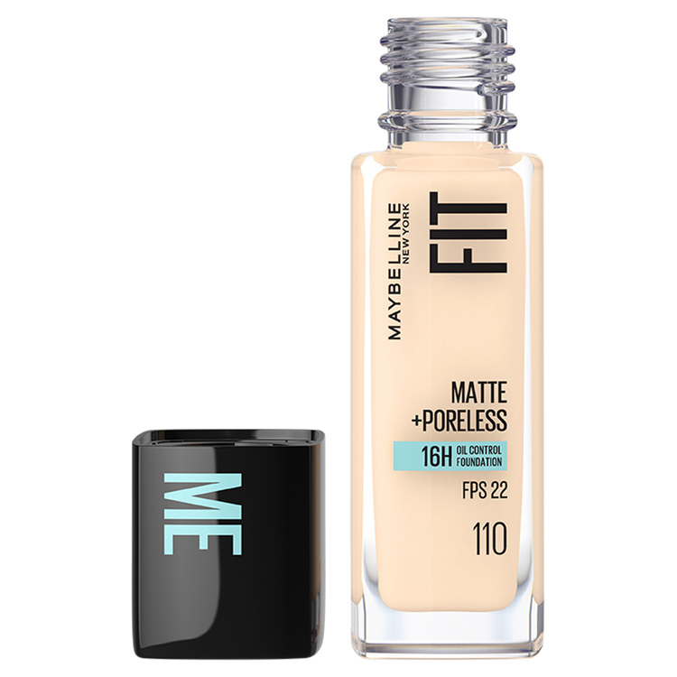 Fit Me Mate & Poreless - Base de maquillaje líquida, control de brillo