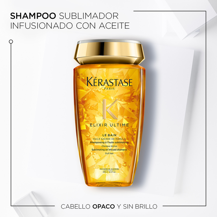 Elixir Ultime - Shampoo, brillo y nutrición profunda para el cabello