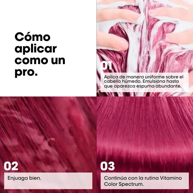 Vitamino Color Spectrum - Shampoo, protege y prolonga color