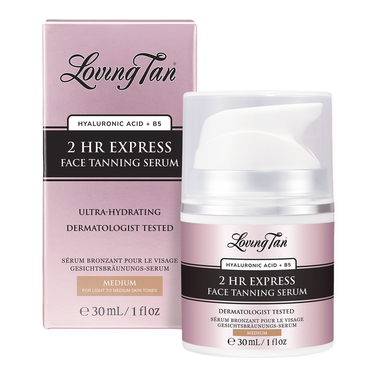 2 Hr Express Face Tanning Suero autobronceador bronceado natural