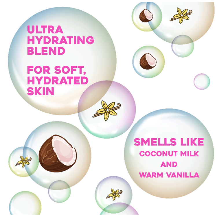 OGX Coconut Miracle Oil - Body wash, hidratante con aceite de coco