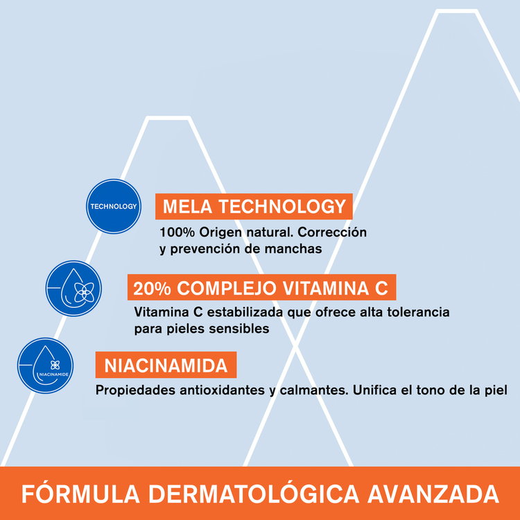 Depiderm - Serum de vitamina C, unifica el tono de la piel