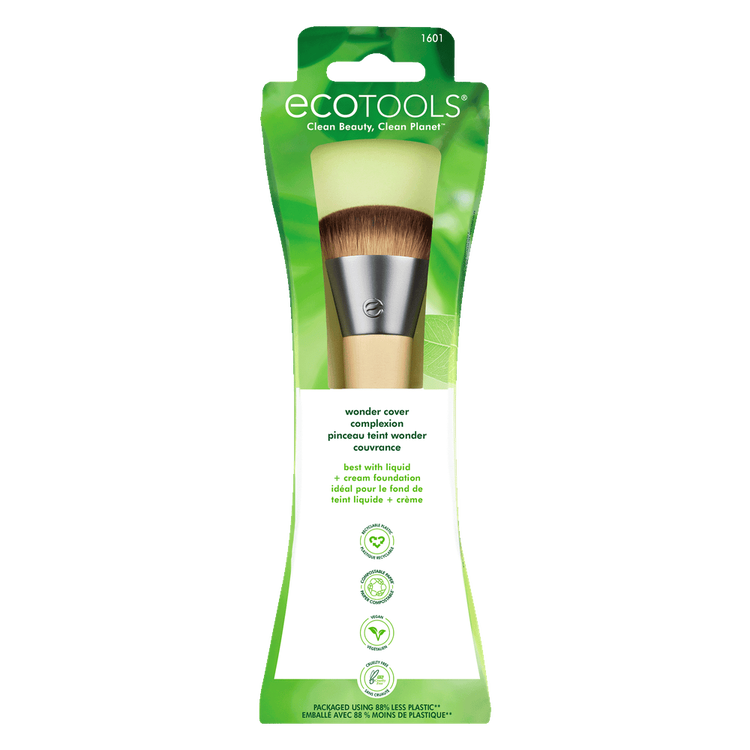 Eco Tools Wonder Cover Complexion - Brocha de maquillaje, para base