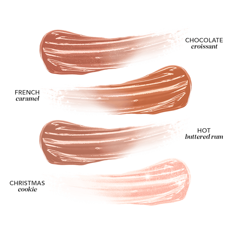 Naughty & Nice Neutrals - Set de 4 glossy lip balms, edición limitada