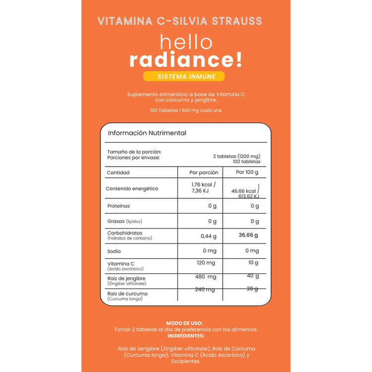 Vitaminas - Suplemento alimenticio, desintoxica, energiza y fortalece tu sistema inmune