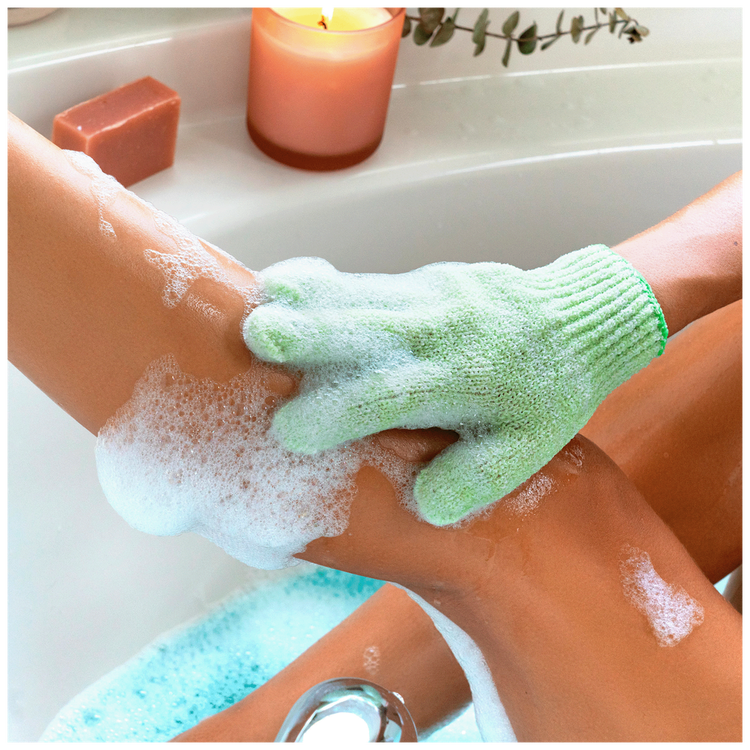 Eco Tools Exfoliating - Guantes exfoliantes, para uso en ducha