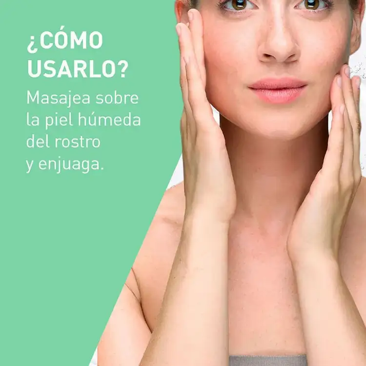 Gel limpiador espumoso, limpieza facial suave
