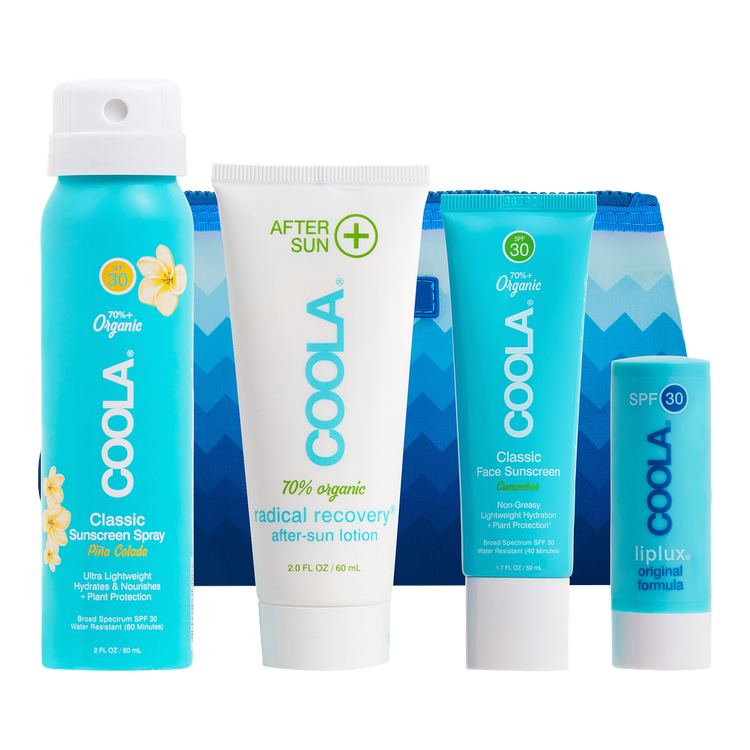 Organic Suncare Travel Set - Set de viaje, protección solar