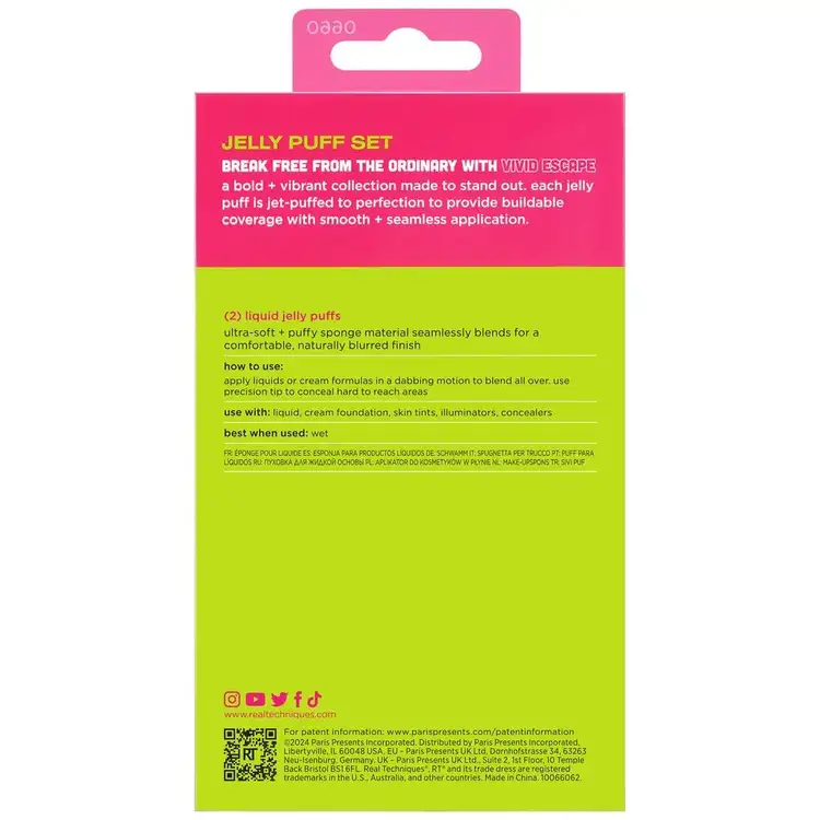 Jelly Puff Set - Vivid Scape, set de 2 esponjas