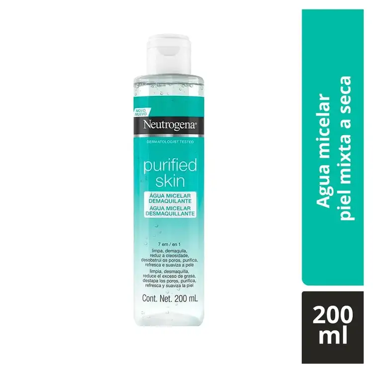 Purified Skin - Agua micelar, con acción 7 en 1