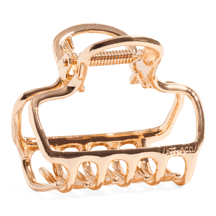 Metal Medium Open Shape Puffy Claw Clip Pinza metálica agarre firme